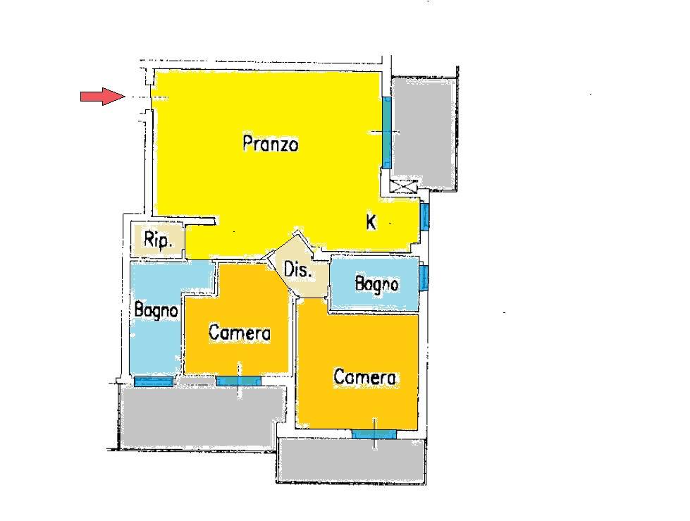 Appartamento quadrilocale in vendita a Fermo - Appartamento quadrilocale in vendita a Fermo
