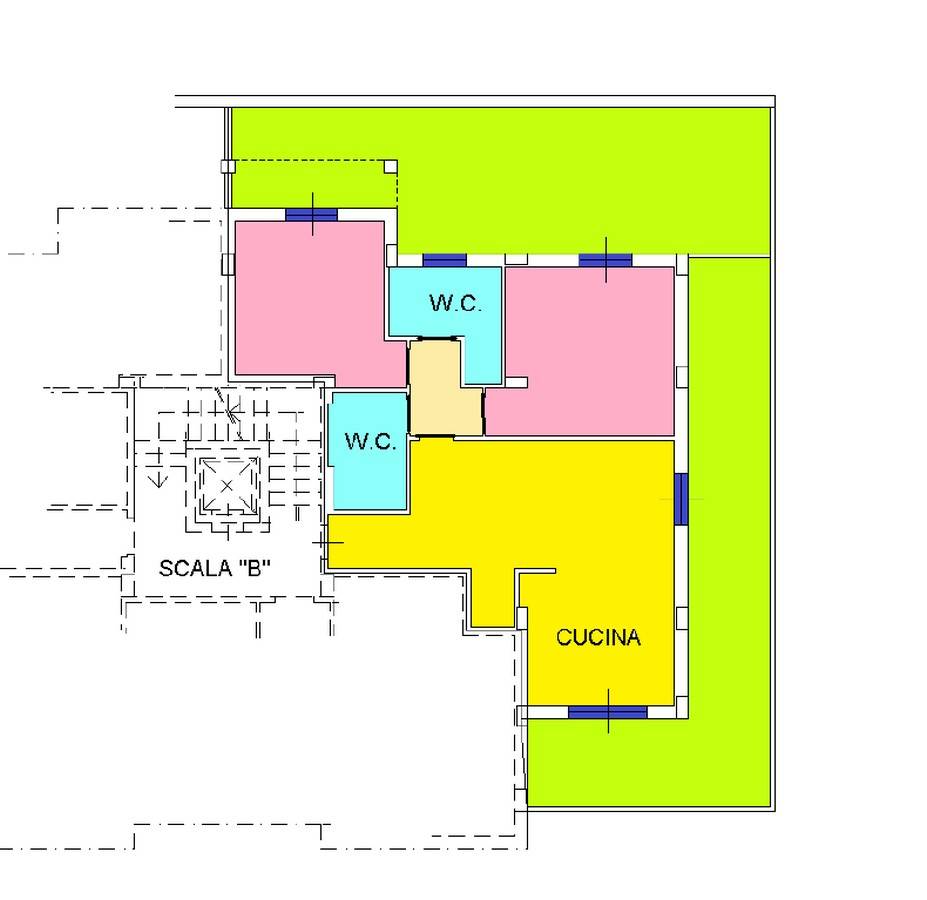 Appartamento quadrilocale in vendita a Fermo - Appartamento quadrilocale in vendita a Fermo