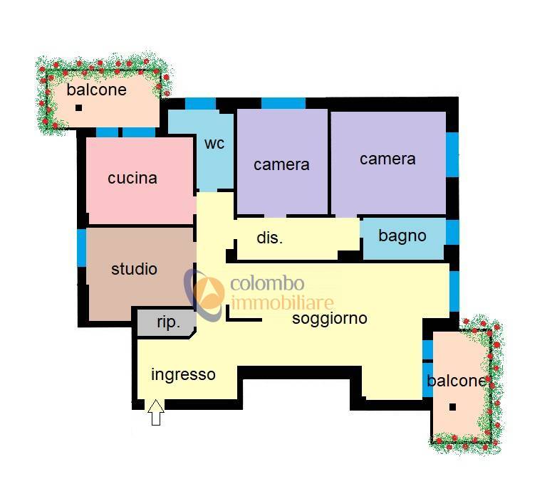 Appartamento quadrilocale in vendita a Busto Arsizio - Appartamento quadrilocale in vendita a Busto Arsizio