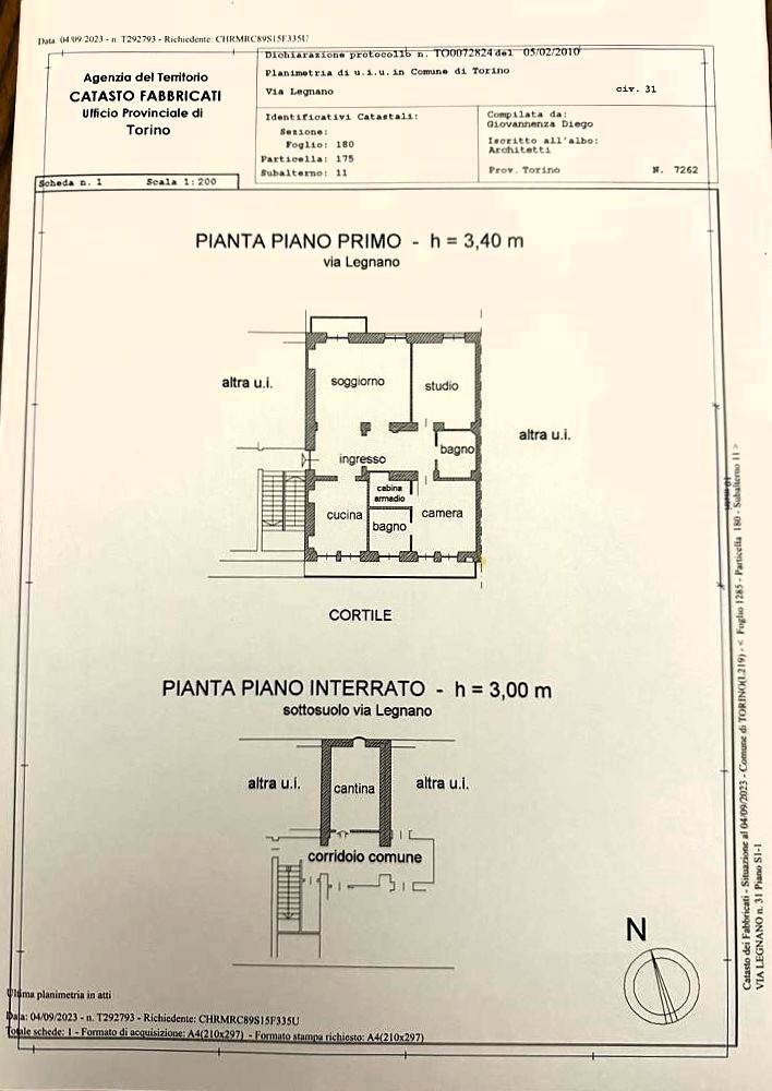 Appartamento quadrilocale in vendita a Torino - Appartamento quadrilocale in vendita a Torino