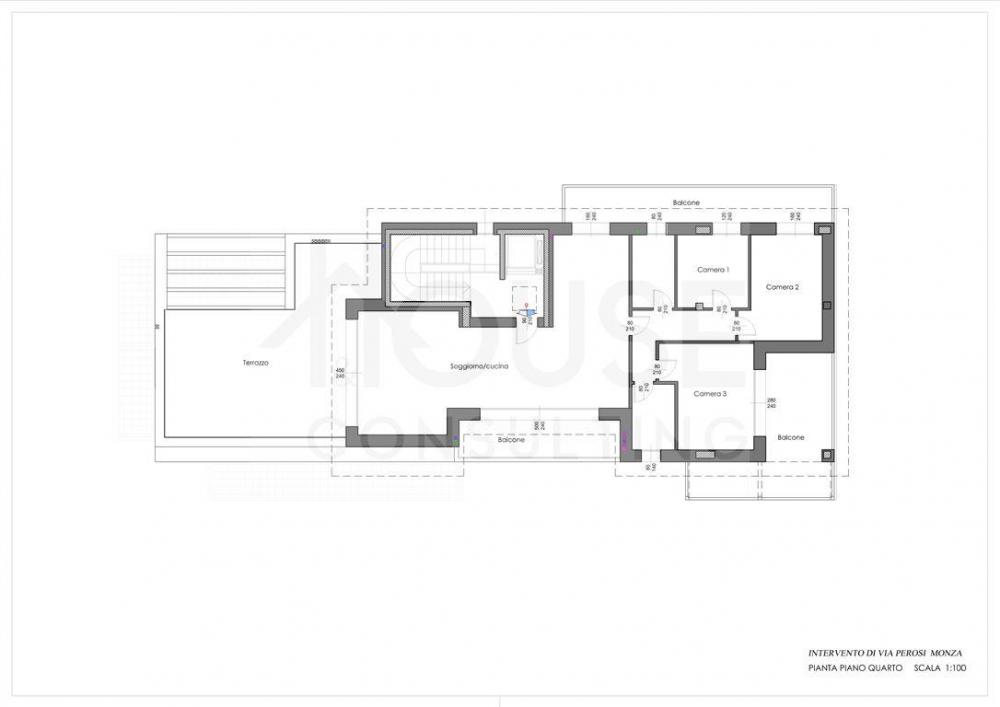 Appartamento quadrilocale in vendita a monza - Appartamento quadrilocale in vendita a monza