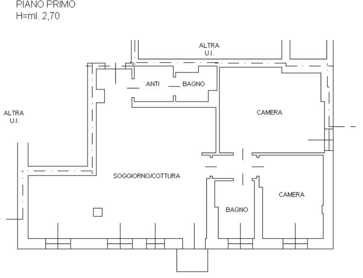 Soggiorno con angolo cottura - Appartamento quadrilocale in vendita a motta-di-livenza