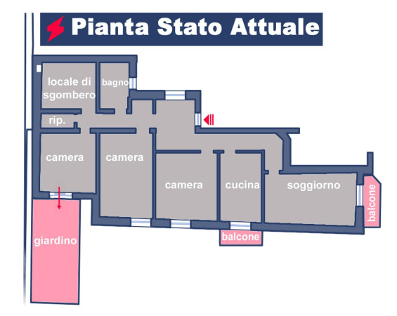 a0a936a7f2e260dd8e2a261f16647804 - Appartamento plurilocale in vendita a Genova