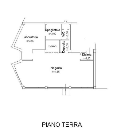 fe5405dd0edf63e9ed4b32670a8f6bf9 - Negozio trilocale in affitto a Capriate San Gervasio