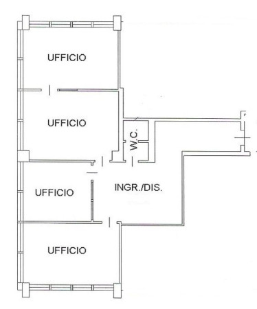 3c670f42bb25d4f3258af959190f2149 - Ufficio plurilocale in vendita a Padova