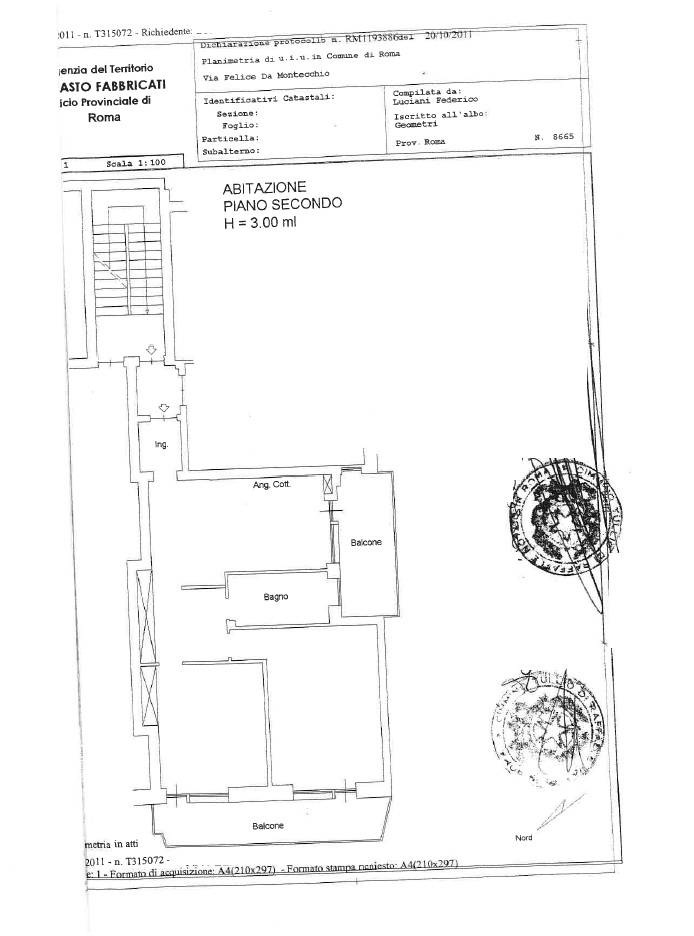 Appartamento trilocale in vendita a Roma - Appartamento trilocale in vendita a Roma