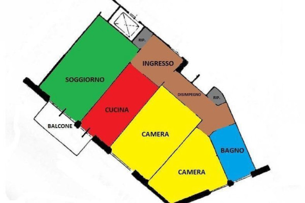 b843d48718d13af0c7cbc807b2280e44 - Appartamento trilocale in vendita a Genova