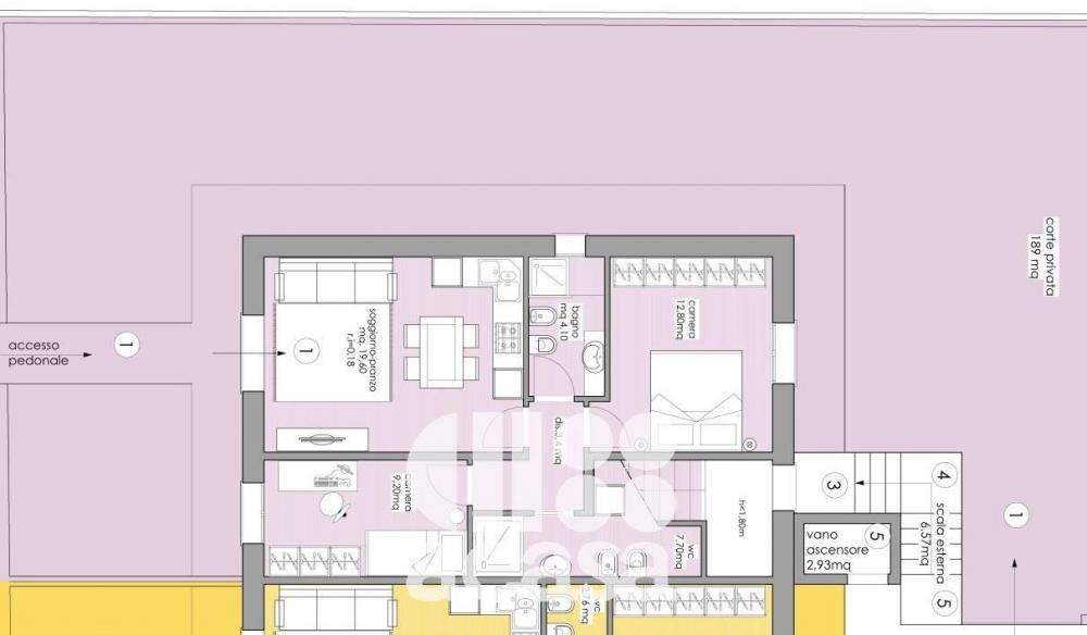 Appartamento trilocale in vendita a san-mauro-pascoli - Appartamento trilocale in vendita a san-mauro-pascoli