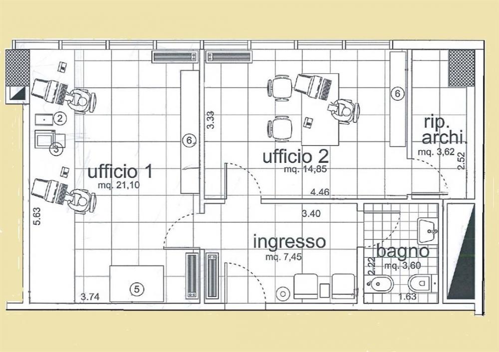 Ufficio trilocale in affitto a cesena - Ufficio trilocale in affitto a cesena