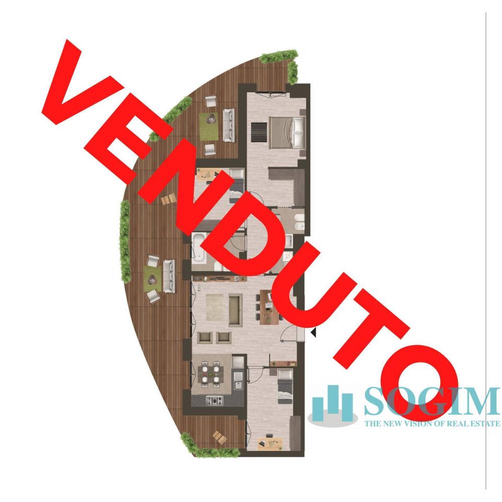 Appartamento quadrilocale in vendita a Monza - Appartamento quadrilocale in vendita a Monza