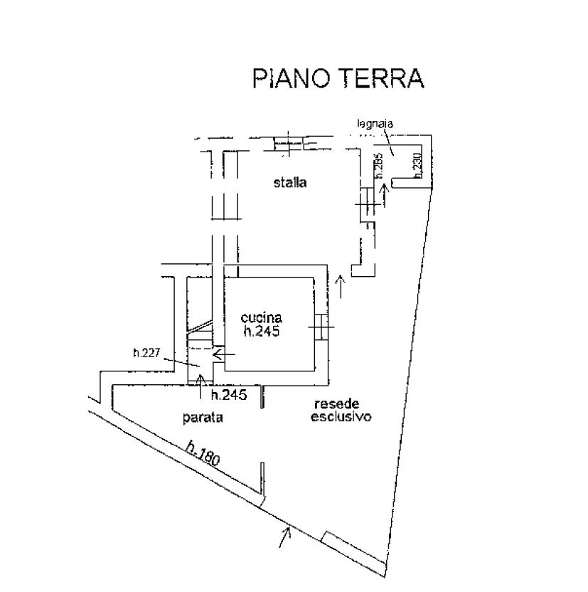 Appartamento trilocale in vendita a monticiano - Appartamento trilocale in vendita a monticiano