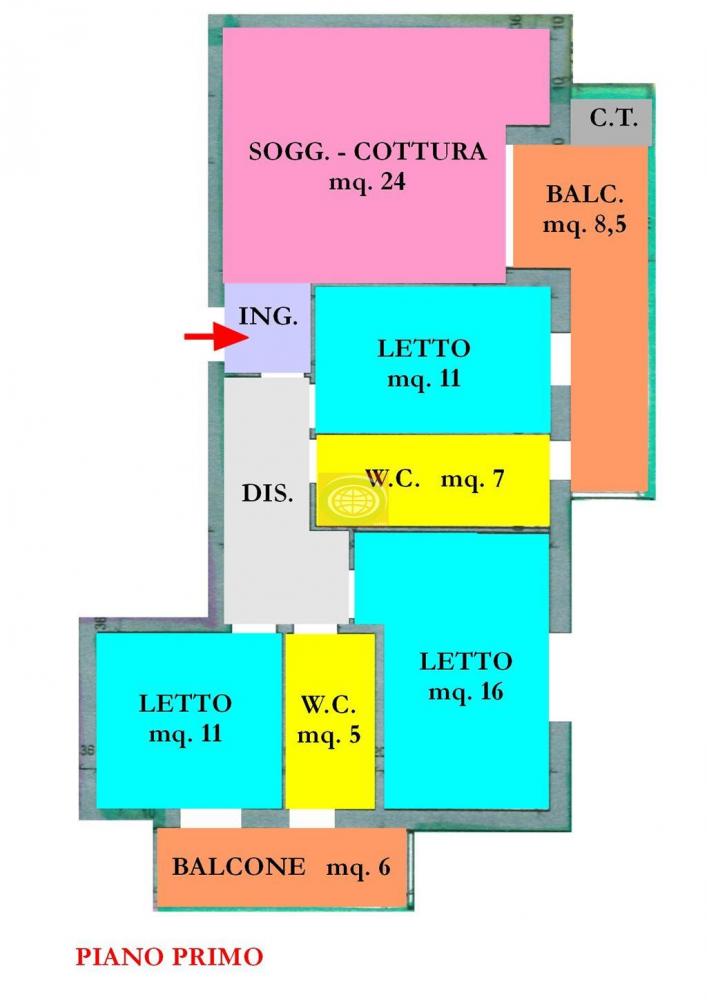 Appartamento quadrilocale in vendita a cesena - Appartamento quadrilocale in vendita a cesena