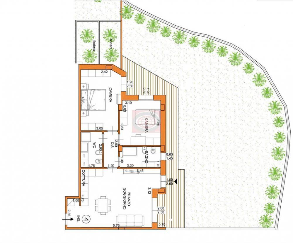 Appartamento quadrilocale in vendita a san-mauro-pascoli - Appartamento quadrilocale in vendita a san-mauro-pascoli