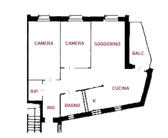 b3b7e7c4721663d423c9f6b97561c13e - Appartamento quadrilocale in vendita a Torino