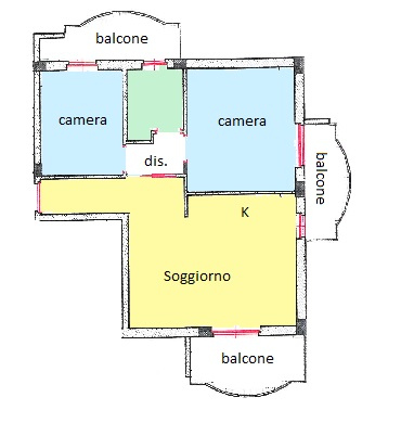 Appartamento trilocale in vendita a Massignano - Appartamento trilocale in vendita a Massignano