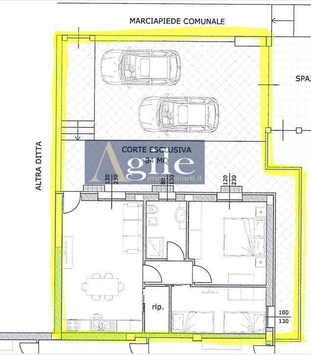 Appartamento trilocale in vendita a Monteprandone - Appartamento trilocale in vendita a Monteprandone