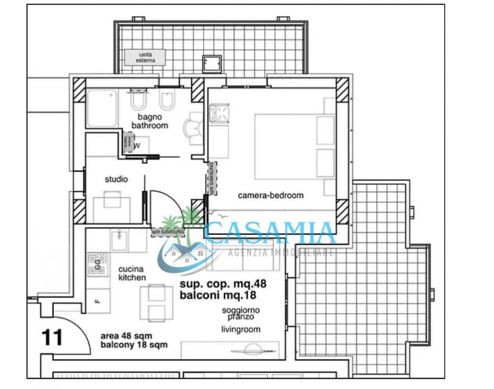 Appartamento trilocale in vendita a acquaviva-picena - Appartamento trilocale in vendita a acquaviva-picena