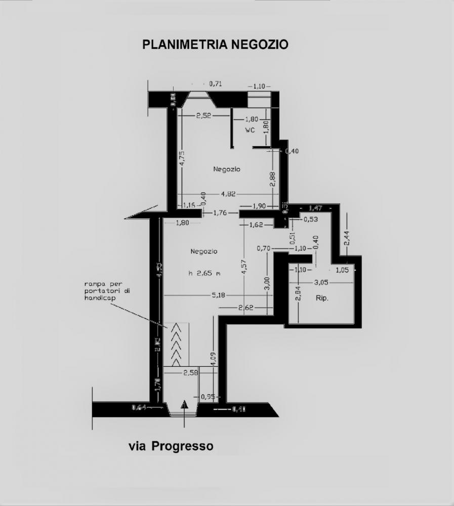 Negozio bilocale in affitto a catanzaro - Negozio bilocale in affitto a catanzaro