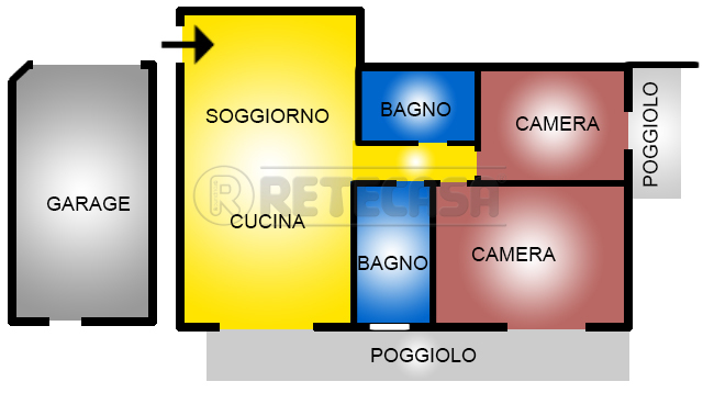 Appartamento monolocale in vendita a loreggia - Appartamento monolocale in vendita a loreggia
