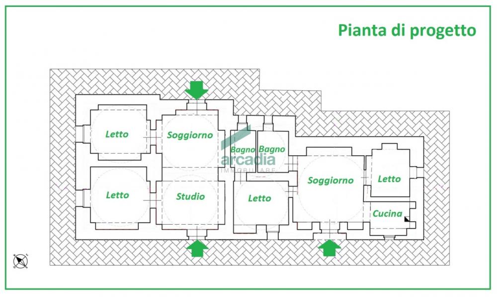 Rustico / casale plurilocale in vendita a Coreggia - Rustico / casale plurilocale in vendita a Coreggia